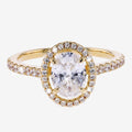 Oval Halo Ring