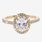 Oval Halo Ring