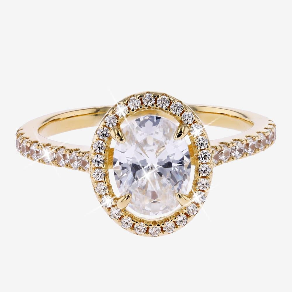 Oval Halo Ring
