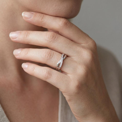 Half Eternity Diamond Ring